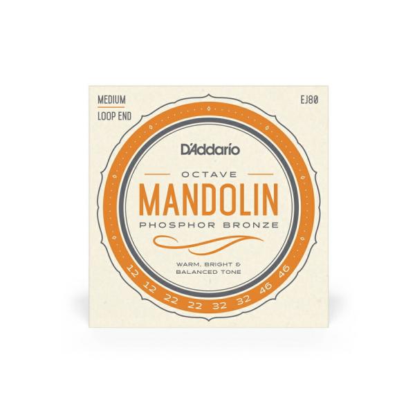 D'Addario ダダリオ オクターブマンドリン弦 フォスファーブロンズ Medium .012-...