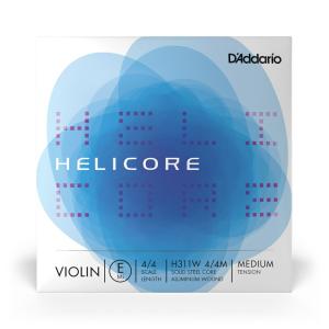 D&apos;Addario バイオリン弦 H311W 4/4M HELICORE アルミニウムワウンド弦 E...