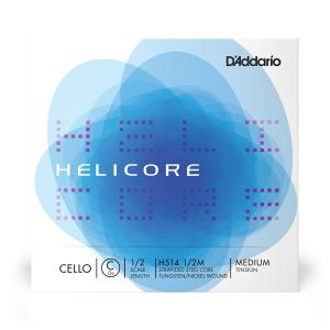 D'Addario チェロ弦 H514 1/2M HELICORE C線 バラ弦 1/2スケール ミディアムテンション［daddario ダダリオ]〈ゆうパケット対応〉｜sakuragakki