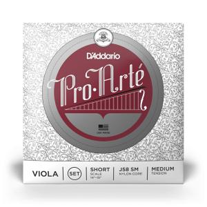 D'Addario ヴィオラ弦 J58 SM PROARTE セット弦 ショートスケール ミディアムテンション［daddario ダダリオ ビオラ弦]〈ゆうパケット対応〉｜sakuragakki