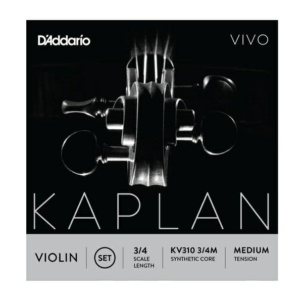 D&apos;Addario バイオリン弦 KV310 3/4M KAPLAN VIVO セット弦 3/4スケ...