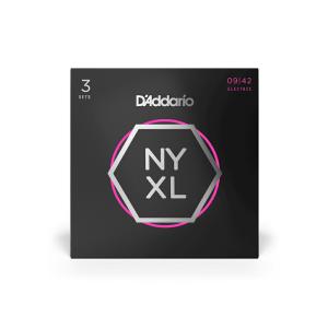 D'Addario ダダリオ エレキギター弦 NYXL Super Light .009-.042 NYXL0942-3P 3set入りパック［daddario ダダリオ エレキ弦]〈ゆうパケット対応〉｜sakuragakki