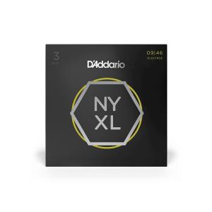 D'Addario ダダリオ エレキギター弦 NYXL Super Light Top/Regular Bottom .009-.046 NYXL0946-3P 3set入りパック〈ゆうパケット対応〉｜sakuragakki