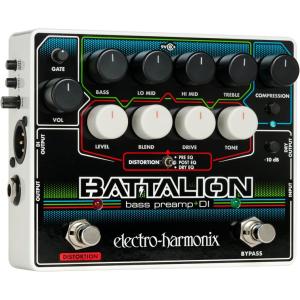 『今だけピック10枚セット付き』Battalion［バタリオン］ベース用プリアンプ/DI［Electro-Harmonix/EHX/エレハモ］［エフェクター］｜sakuragakki