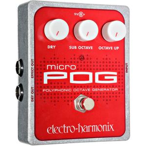 『今だけピック10枚セット付き』Micro POG［マイクロポグ］ポリフォニック・オクターバー［Electro-Harmonix/EHX/エレクトロ・ハーモニクス/エレハモ］｜sakuragakki