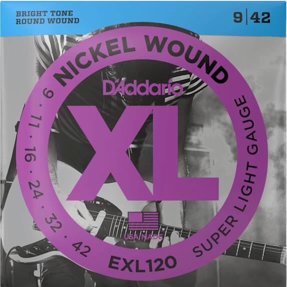 D'Addario ダダリオ エレキギター弦 Super Light EXL120〔ニッケル dad...