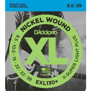 D'Addario ダダリオ エレキギター弦 EXL130+ "XL Nickel Round Wound"［daddario エレキ弦 EXL-130+]〈ゆうパケット対応〉