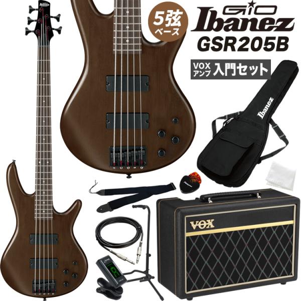 GIO Ibanez ジオアイバニーズ 5弦エレキベース GSR205B VOXアンプ〔Pathfi...