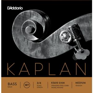 D'Addario コントラバス弦セット HH610 3/4M Helicore Hybrid Bass