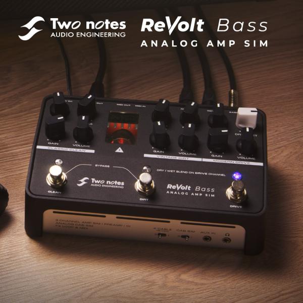 Two notes ReVolt Bass ベース用 プリアンプ〔アナログ 真空管 レボルト リボル...