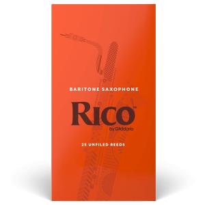 ソプラノサックスリード RICO 2.5 75枚 新品 D'Addario Woodwinds (RICO) 《硬さ：3M》ソプラノサックス用リード