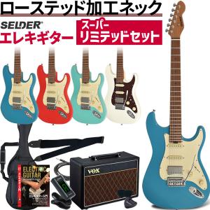 SELDER エレキベース 左利き用 JB-37LH/PB-37LH 13点初心者セット