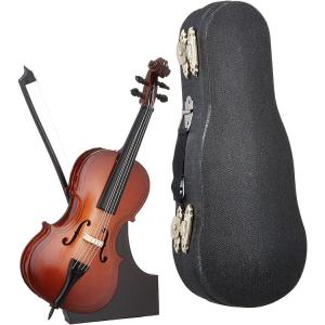 ミニチュア楽器 チェロ 全長約15cm SUNRISE SOUND HOUSE ※ディスプレイ