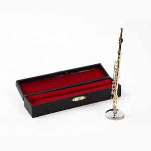 ミニチュア楽器 フルート 約1/6サイズ シルバー SUNRISE SOUND HOUSE