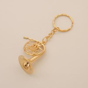 ミニチュア楽器 キーホルダー アルトサックス 全長約6cm SUNRISE SOUND