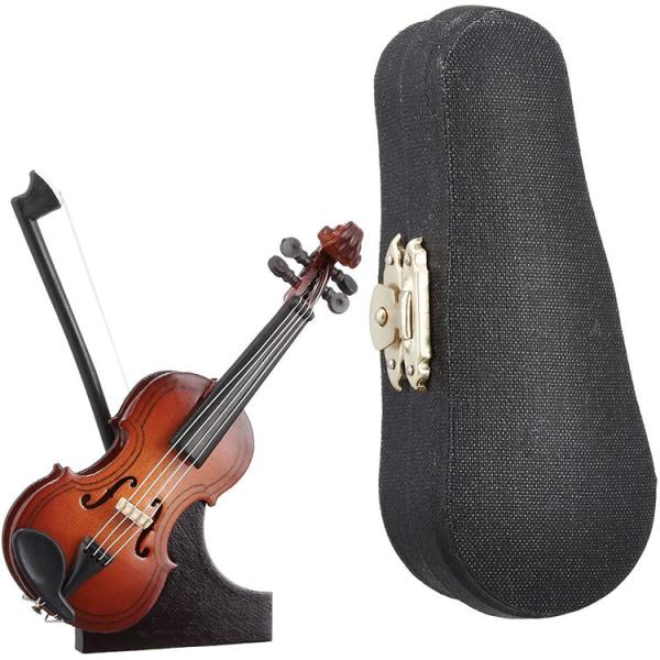 ミニチュア楽器 バイオリン 全長約7cm SUNRISE SOUND HOUSE ※ディスプレイ商品...