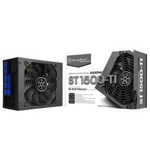 Silverstone Strider ST1500-TI 80 Plus チタン 1500W フルモジュラー ATX/PS2 電源 SST-ST1500-TI　並行輸入品