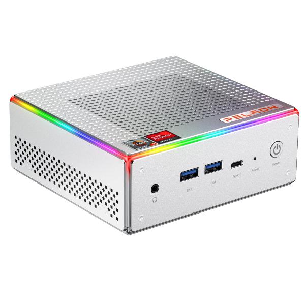 PELADN HA 4 Gaming Mini PC, AMD Ryzen 7 7840HS (8C...