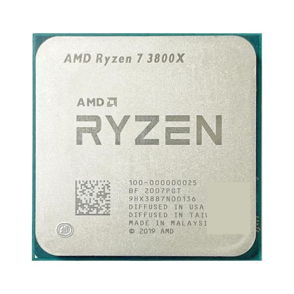 AMD Ryzen 7 3800X R7 3800X 3.9 GHz 8コア 16スレッドCPUプロ...