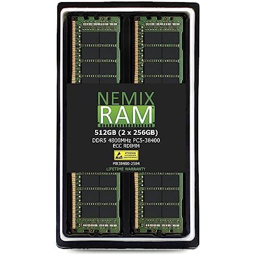 NEMIX RAM 64GB (4X16GB) DDR5 4800MHZ PC5-38400 1Rx...