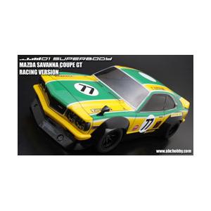 ABCホビー　1/10ボディ マツダサバンナクーペGTレーシング仕様