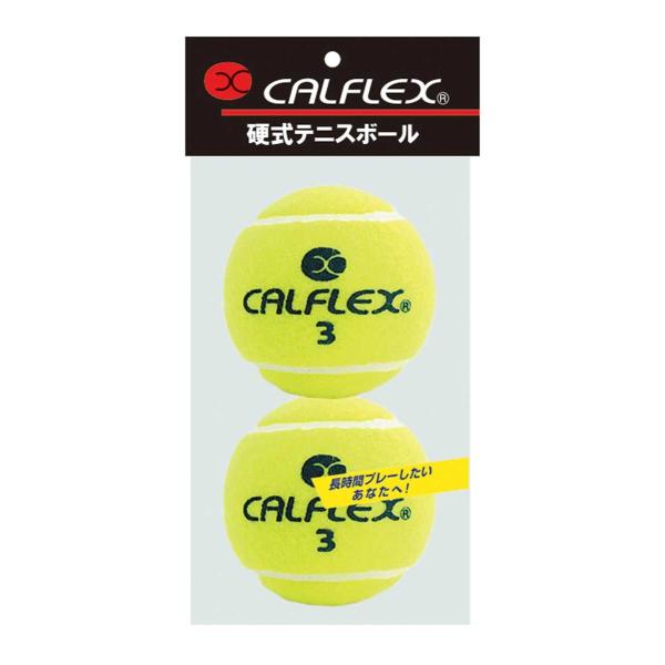 あすつく CALFLEX カルフレックス テニス ボール 硬式 一般用 硬式テニス 硬式テニスボール...