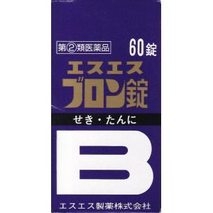 【指定第2類医薬品】ブロン錠　60錠　エスエス製薬　せき　たん　糖衣錠