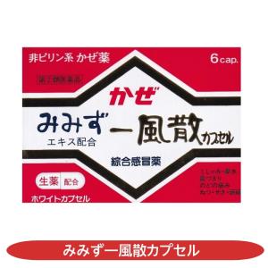 【指定第2類医薬品】みみず一風散カプセル　かぜ　天真堂製薬　地竜エキス　６カプセル　奈良　置き薬｜sakuraiyakuhin-store