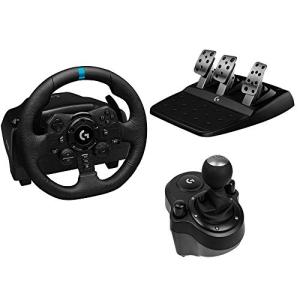 Logitech G923 Driving TureForce Feedback Racing Wheel + Shifterロジテック