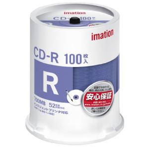 イメーション データ用CD-R 700MB 52倍速 インクジェットプリンタ対応・ホワイトドレーベル