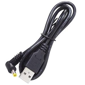 KAUMO USB電源コード DCプラグ L字 4.0/1.7mm 5V/2A対応 1m