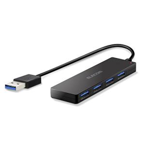 エレコム USBハブ 3.0 4ポート バスパワーMacBook/Surface Pro/Chromebook他