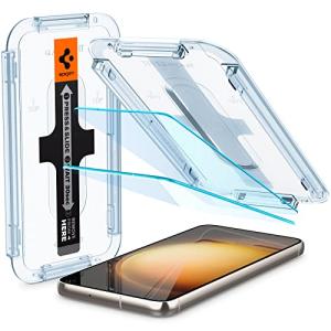 Spigen EZ Fit ガラスフィルム Galaxy S23 用 貼り付けキット付き