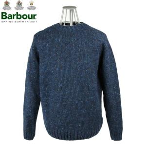 50%OFF Barbour バブアー ウールセーター wool sweater DONEGAAL YARNS ブルー M size 正規品｜sakuramoon