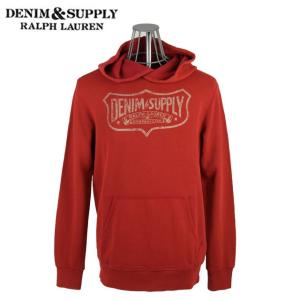 50%OFF デニムアンドサプライ Denim＆Supply S size プルオーバーパーカー Hoodie  オレンジレッド 正規品｜sakuramoon