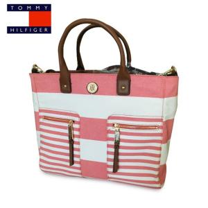 50%OFF TOMMY HILFIGER/   TOTE SHOULDER BAG トートショルダー バッグ ピンク/正規店購入/｜sakuramoon