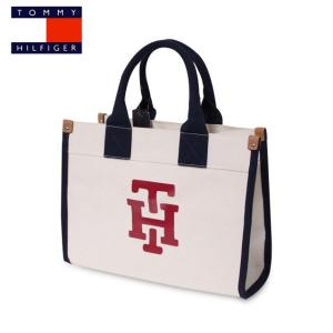 50%OFF TOMMY HILFIGER/  MINI TOTE BAG トートバッグ オフホワイト/正規店購入/｜sakuramoon