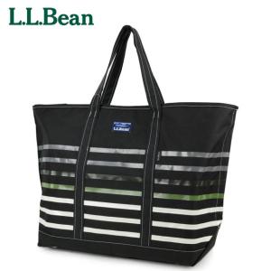 50%OFF エルエルビーン L.L.Bean L size クリックポストで送料無料 Tote Bag トートバッグ ナイロントート　ショートハンドル　ジップトップ ブラックマルチ｜sakuramoon