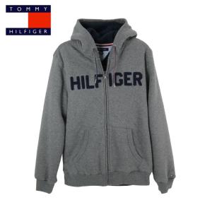 50%OFF トミーヒルフィガー TOMMY HILFIGER S size ジップアップパーカー Hoodie ボア グレー 正規品｜sakuramoon