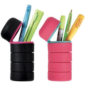 スタンドにもなるシリコンケース 景品 粗品 筆...の詳細画像3