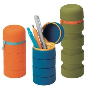 スタンドにもなるシリコンケース 景品 粗品 筆...の詳細画像4