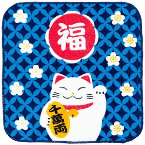 まねき猫 タオルハンカチ 景品 粗品 プチギフ...の詳細画像1