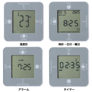 4wayデジタルクロック 景品 粗品 時計 デ...の詳細画像2