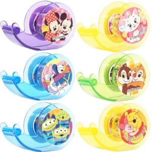 NEWディズニー顔柄ミニミニテープ 文具セット...の詳細画像2