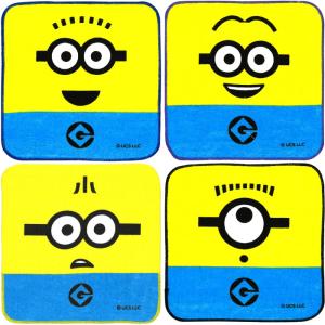 ミニオンズ顔柄ミニタオル ミニ タオル ハンド...の詳細画像4