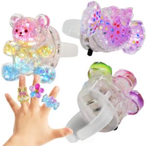 光るピカピカファンシーフラッシュリング 指輪 ...の詳細画像2