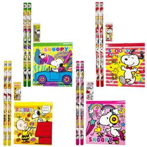 スヌーピーカラフル4点文具セット 景品 粗品 ...の詳細画像1