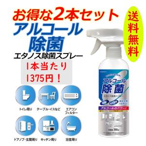 アルコール エタノス除菌スプレー 業務用  ウイルス対策 強力除菌液 除菌剤 衛生 抗菌 企業 法人 350ml 大容量 2本セット｜sakuranokoi