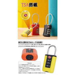 TSA 南京錠 ロック ワイヤー スーツケース...の詳細画像3