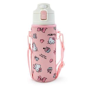 サンリオ 子供用 水筒 470ml 直飲み ワンタッチ ステンレス ボトル ハローキティ キティちゃん hello kitty 保冷専用 シ｜sakuranokomichi